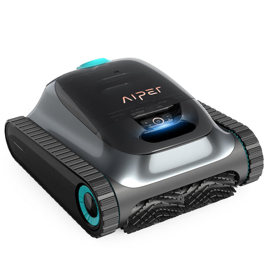 (2024 New) AIPER Scuba S1 Cordless Robotic Pool Cleaner, Pool Vacuum for Inground Pools, Wall and Waterline Cleaning, WavePath 2.0 Smart Navigation, 150 min Battery Life, for Pools up to 1,600 Sq.ft