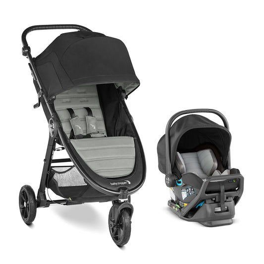Baby Jogger City Mini GT2 All-Terrain Travel System | Includes City GO 2 Infant Car Seat, Slate